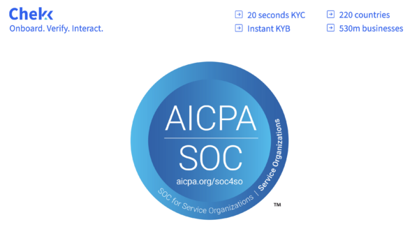Chekk - SOC2 Certified (updated)